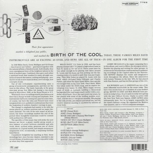 Miles Davis : Birth Of The Cool (LP, Comp, Mono, RE)