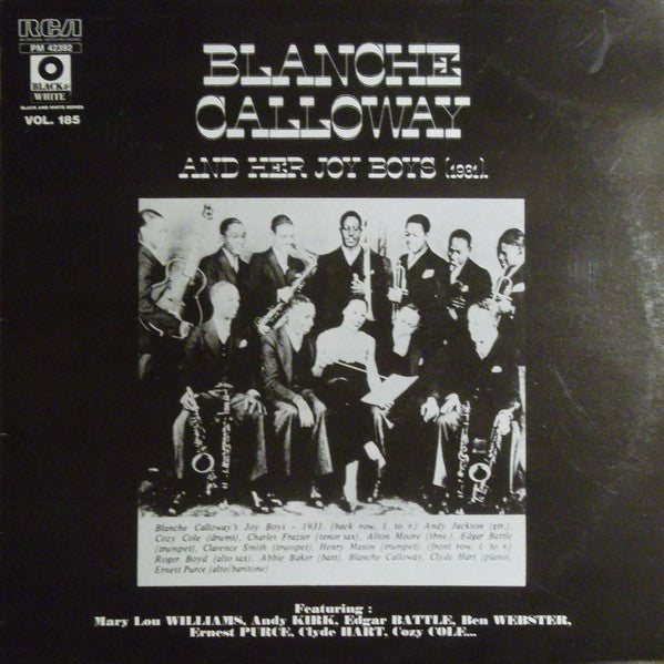 Blanche Calloway And Her Joy Boys : Blanche Calloway And Her Joy Boys (1931) (LP, Comp)