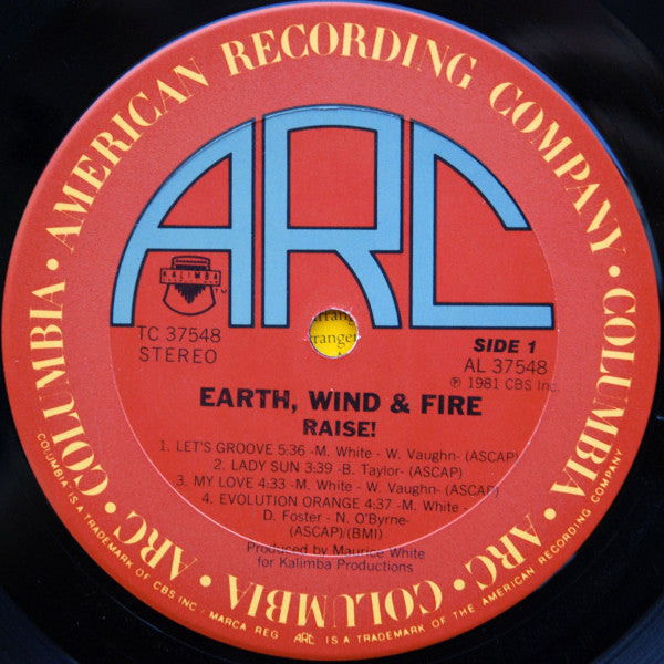 Earth, Wind & Fire : Raise! (LP, Album, Ter)