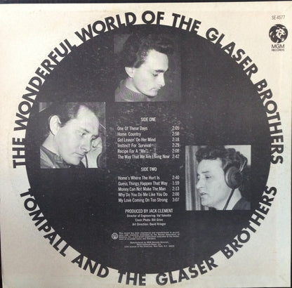 Tompall Glaser & The Glaser Brothers : The Wonderful World Of The Glaser Brothers (LP, MGM)