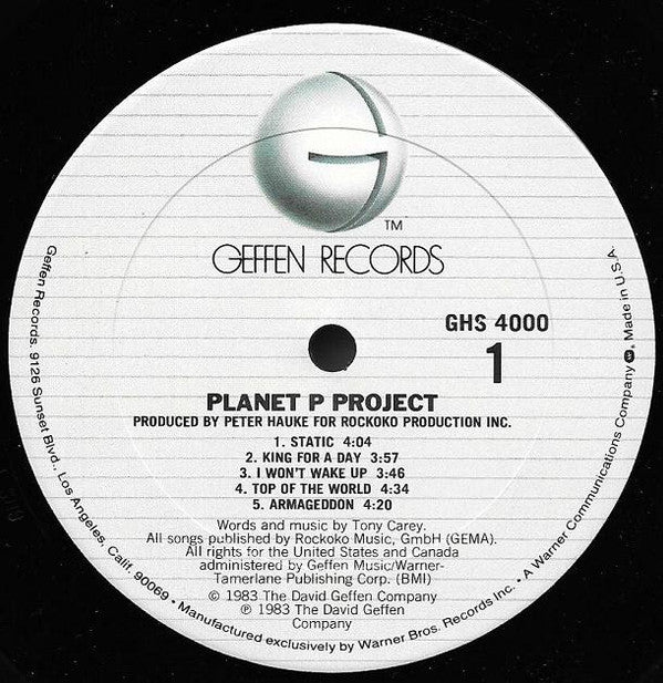Planet P Project : Planet P Project (LP, Album, Club)