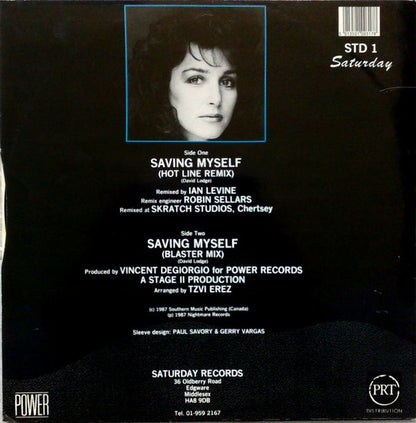 Eria Fachin : Savin' Myself (Hot Line Remix) (12")