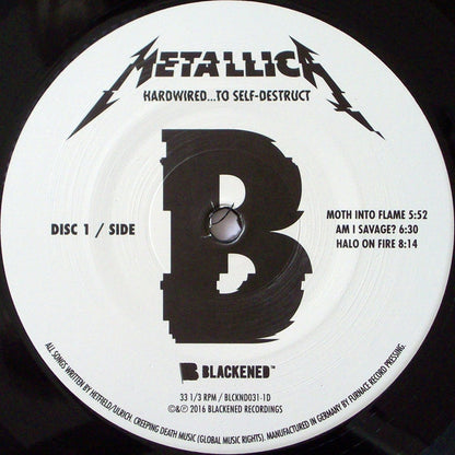 Metallica : Hardwired...To Self-Destruct (2xLP, Album, 180)
