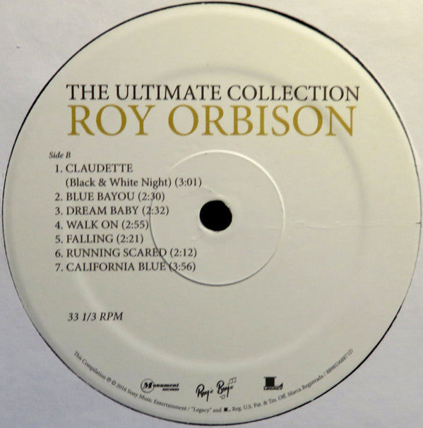 Roy Orbison : The Ultimate Collection (2xLP, Comp)