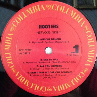 The Hooters : Nervous Night (LP, Album, Pit)