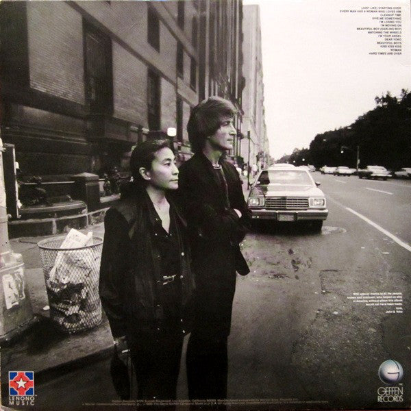 John Lennon & Yoko Ono : Double Fantasy (LP, Album, Jac)