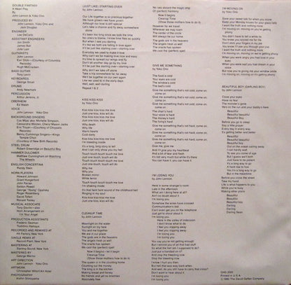 John Lennon & Yoko Ono : Double Fantasy (LP, Album, Jac)