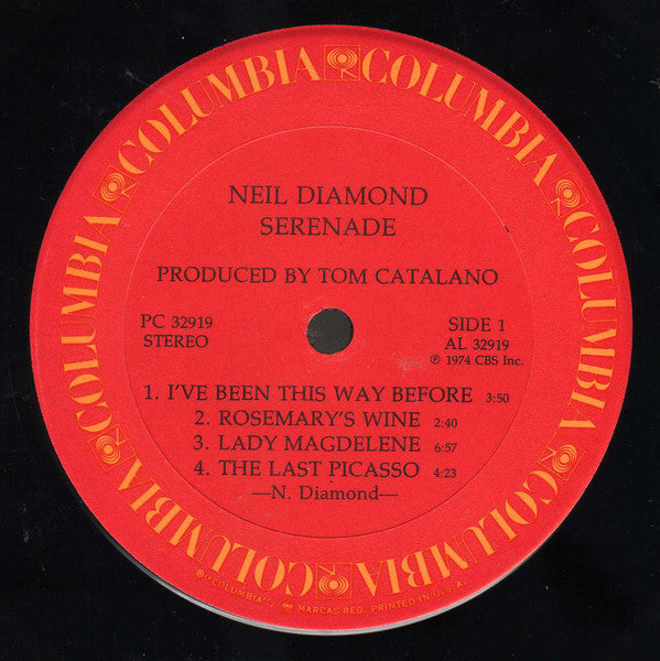 Neil Diamond : Serenade (LP, Album, RE)