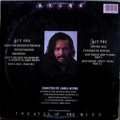 Mtume : Theater Of The Mind (LP, Album)