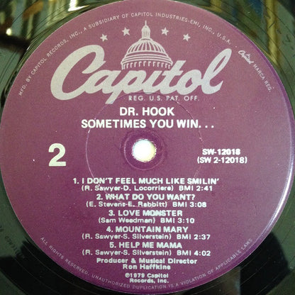 Dr. Hook : Sometimes You Win (LP, Album, Los)