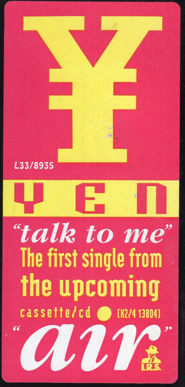 Yen : Talk To Me (12", Promo)
