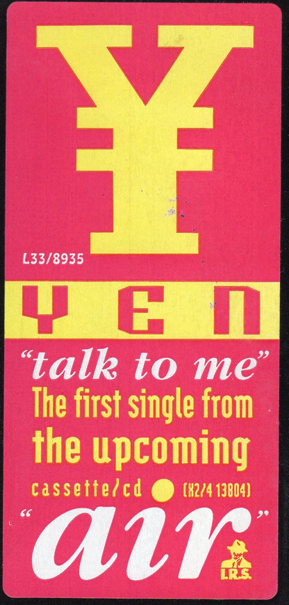 Yen : Talk To Me (12", Promo)