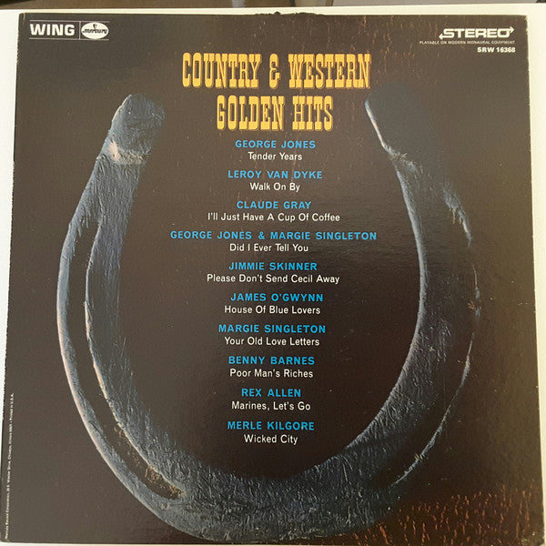 Various : Country & Western Golden Hits (LP, Comp)