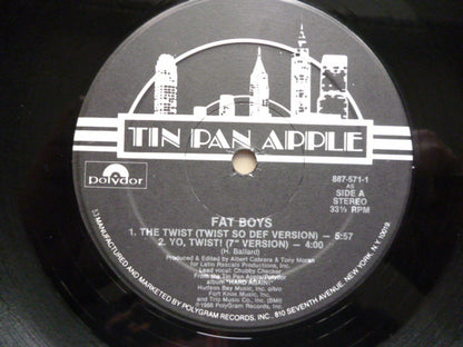 Fat Boys : The Twist (12", Maxi)