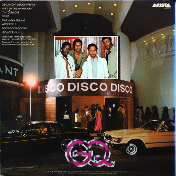 GQ : Disco Nights (LP, Album, San)