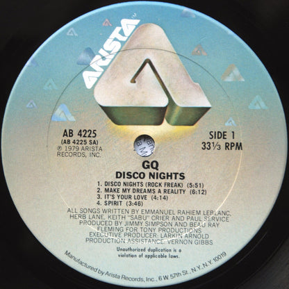 GQ : Disco Nights (LP, Album, San)