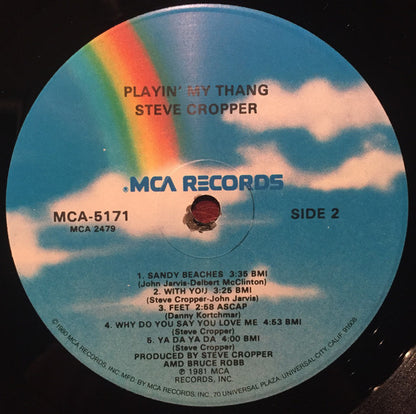 Steve Cropper : Playin' My Thang (LP, Album, Pin)