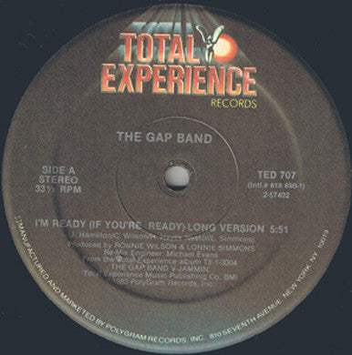 The Gap Band : I'm Ready (If You're Ready) / Shake A Leg (12")