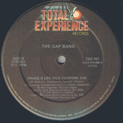 The Gap Band : I'm Ready (If You're Ready) / Shake A Leg (12")