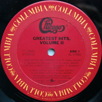 Chicago (2) : Greatest Hits, Volume II (LP, Comp, Ter)