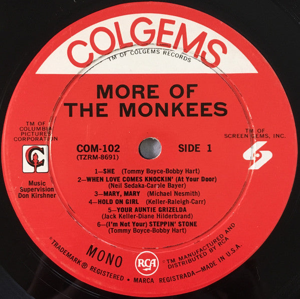 The Monkees : More Of The Monkees (LP, Album, Mono, Mer)