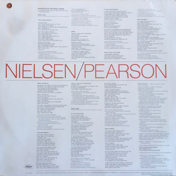 Nielsen Pearson Band : Nielsen/Pearson (LP, Album, Los)