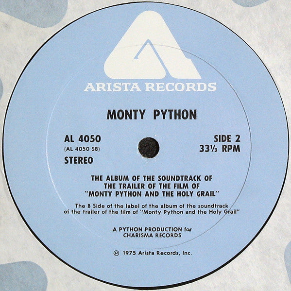 Monty Python : The Album Of The Soundtrack Of The Trailer Of The Film Of Monty Python And The Holy Grail (Executive Version) (LP, Album)