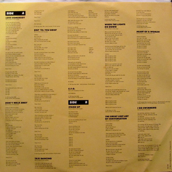 Rick Springfield : Hard To Hold - Soundtrack Recording (LP, Album, Ind)