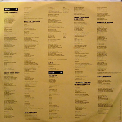 Rick Springfield : Hard To Hold - Soundtrack Recording (LP, Album, Ind)