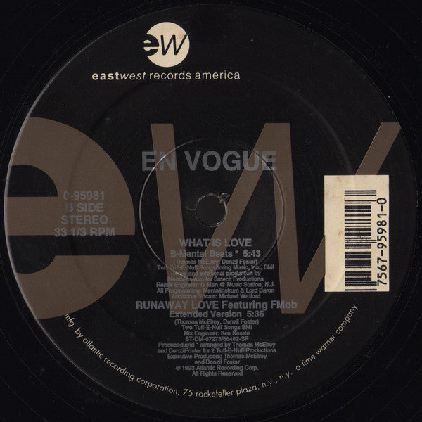 En Vogue : What Is Love (12")
