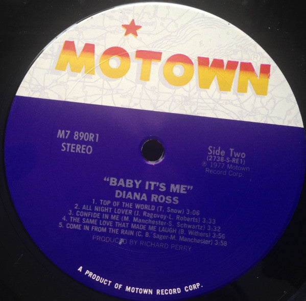 Diana Ross : Baby It's Me (LP, Album)