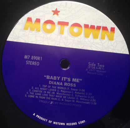 Diana Ross : Baby It's Me (LP, Album)