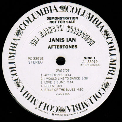 Janis Ian : Aftertones (LP, Album, Promo)