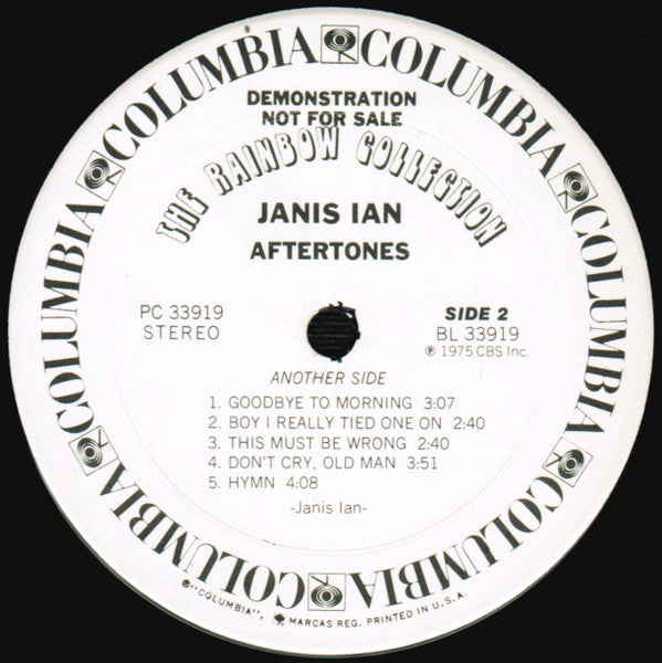 Janis Ian : Aftertones (LP, Album, Promo)