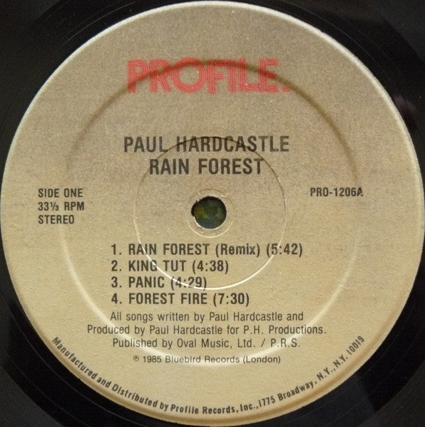 Paul Hardcastle : Rain Forest (LP, Album)
