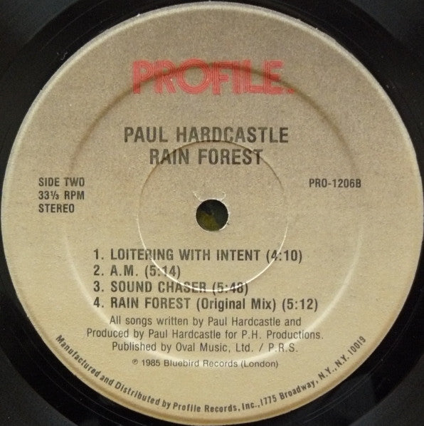 Paul Hardcastle : Rain Forest (LP, Album)