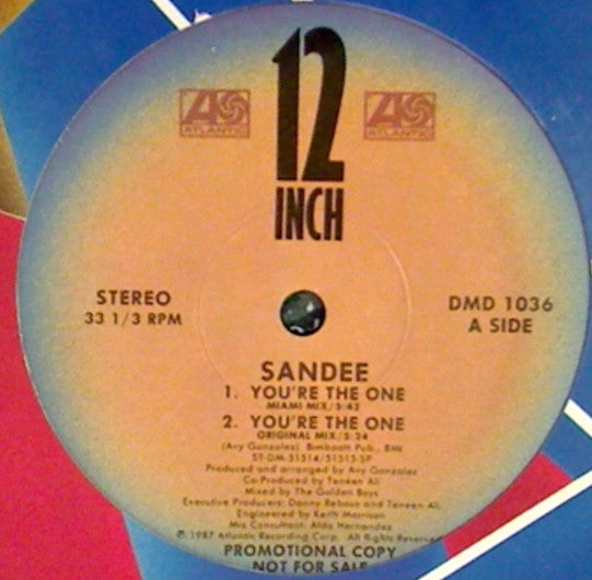 Sandee : You're The One (12", Promo)