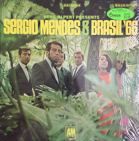 Sérgio Mendes & Brasil '66 : Herb Alpert Presents Sergio Mendes & Brasil '66 (LP, Album, Mon)