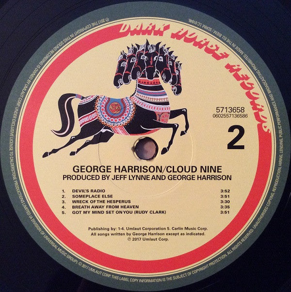 George Harrison : Cloud Nine (LP, Album, RE, RM, 180)