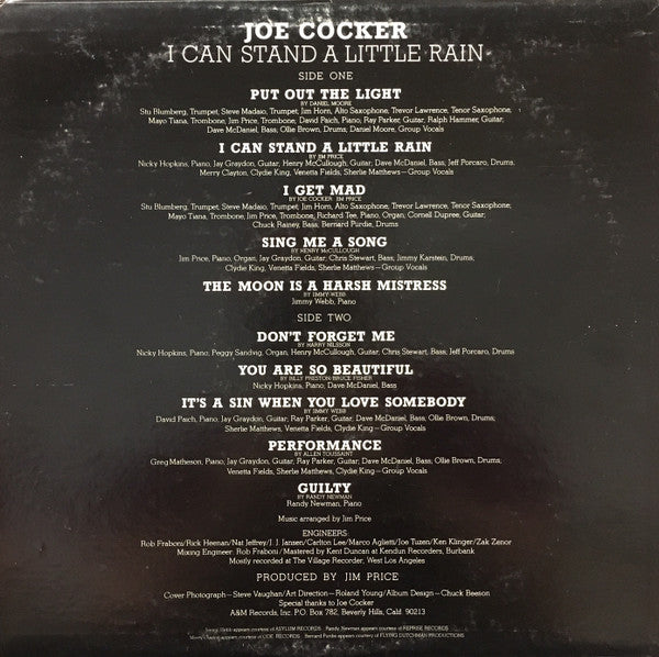 Joe Cocker : I Can Stand A Little Rain (LP, Album)