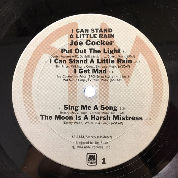 Joe Cocker : I Can Stand A Little Rain (LP, Album)