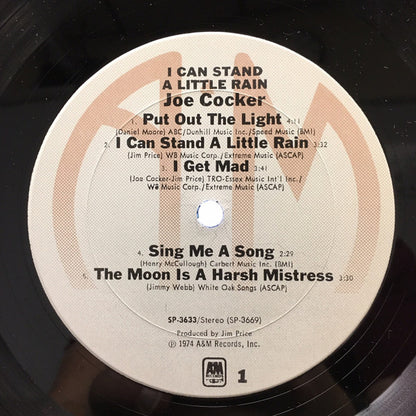 Joe Cocker : I Can Stand A Little Rain (LP, Album)