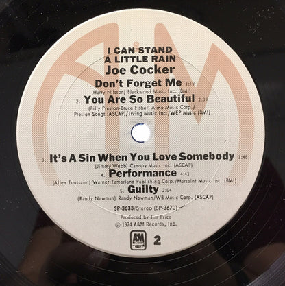 Joe Cocker : I Can Stand A Little Rain (LP, Album)