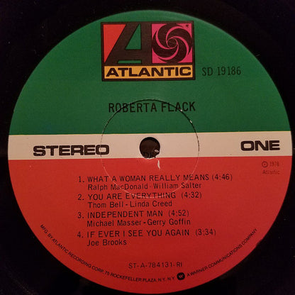 Roberta Flack : Roberta Flack (LP, Album, RI )