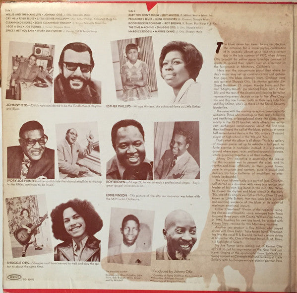 The Johnny Otis Show : The Johnny Otis Show Live At Monterey! (2xLP, Album, Promo)