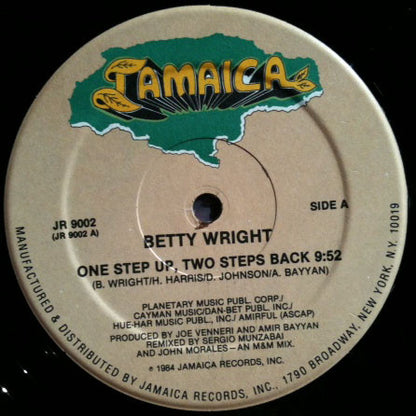 Betty Wright : One Step Up, Two Steps Back (12")