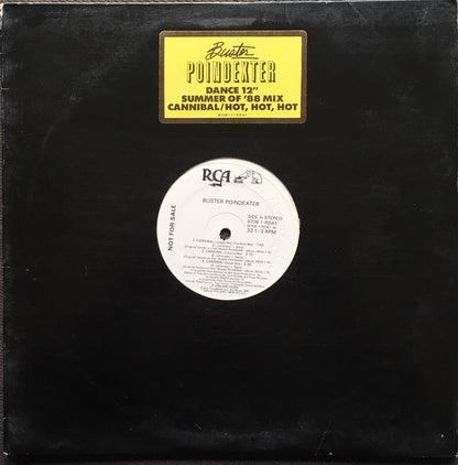 Buster Poindexter : Cannibal/Hot Hot Hot (Summer Of '88 Mix)  (12", Single, Promo)