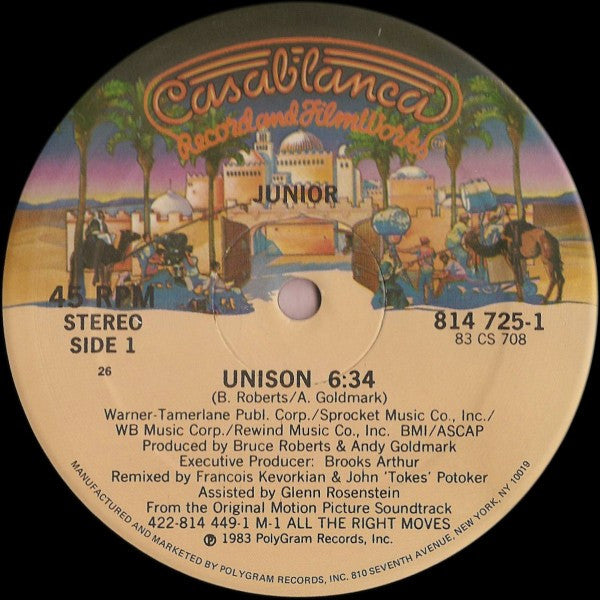 Junior (2) : Unison (12")