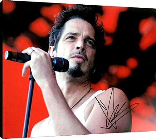 Chris Cornell - Canvas Autograph Print