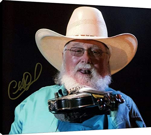 Charlie Daniels - Canvas Autograph Print